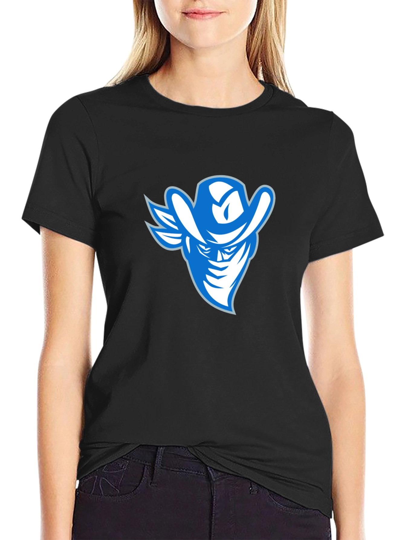 Cowboy Bandit Graphic Tee - Cool Casual Style