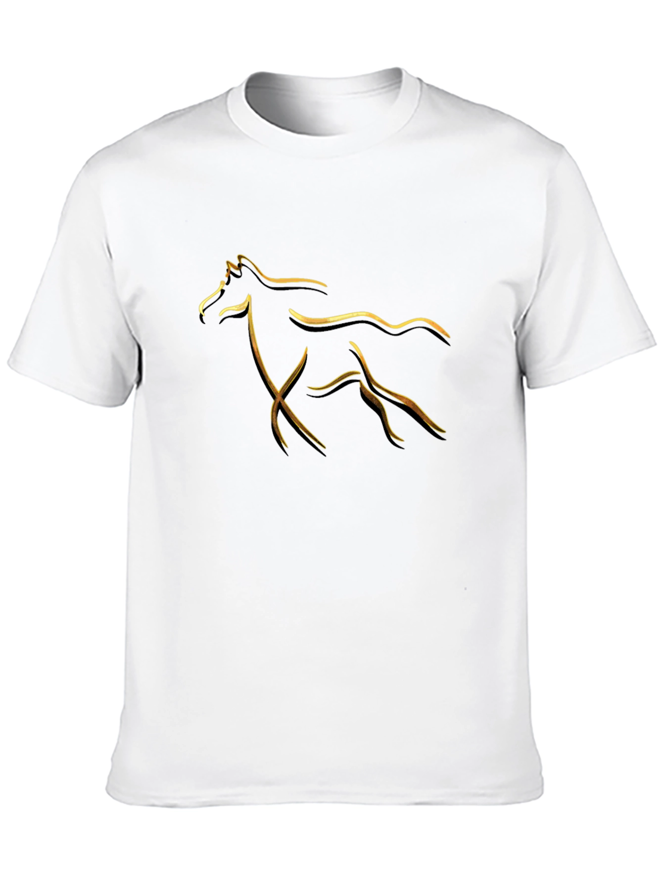 Abstract Horse Tee - Stylish Animal Graphic T-Shirt