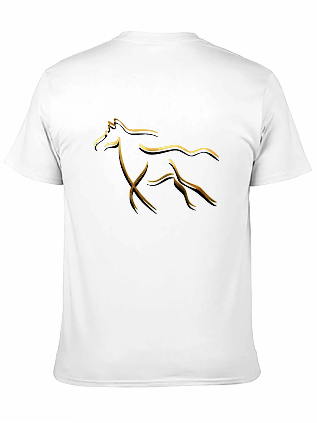 Abstract Horse Tee - Stylish Animal Graphic T-Shirt