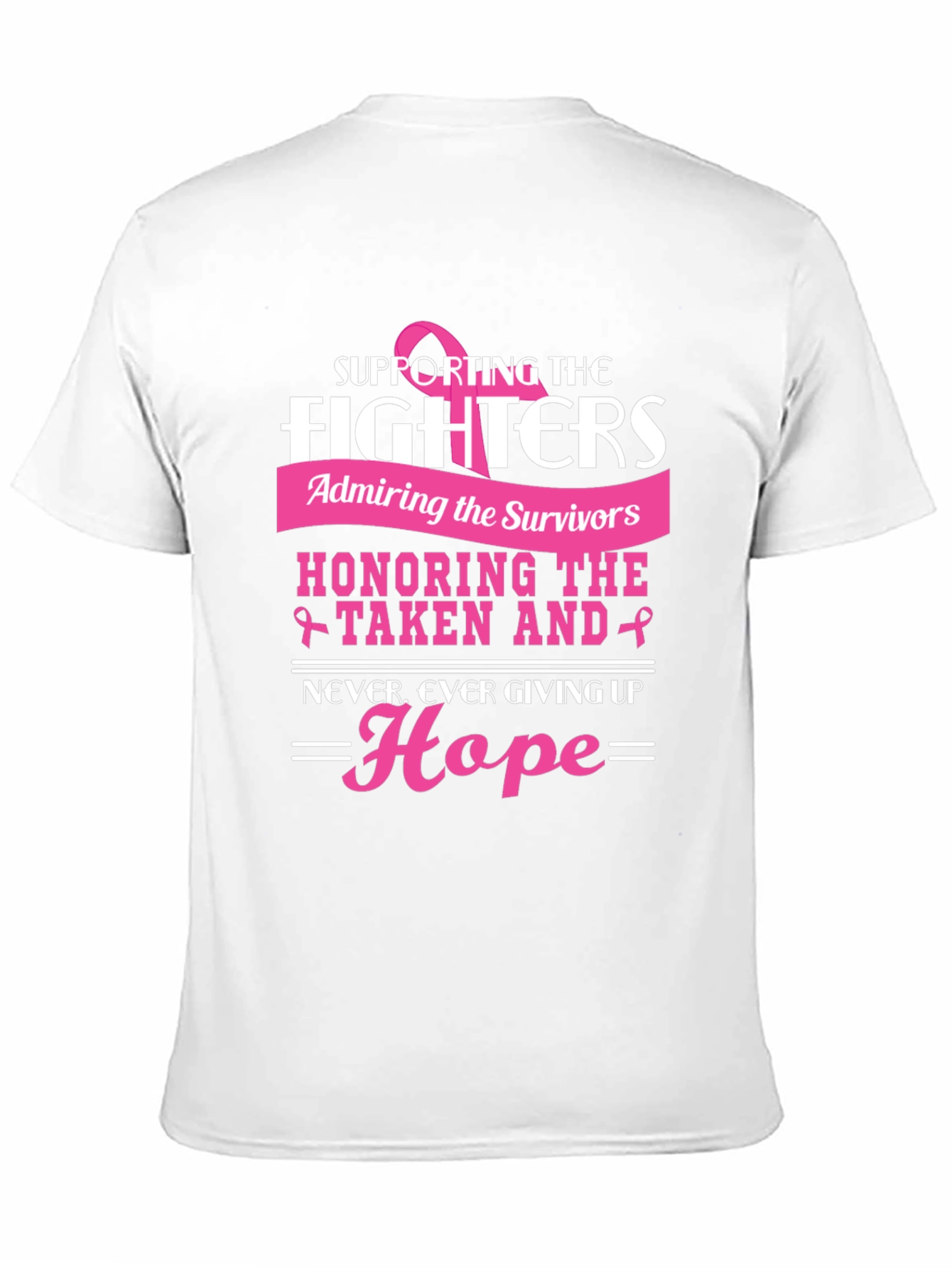 Breast Cancer Awareness T-Shirt Supporting the Fighters