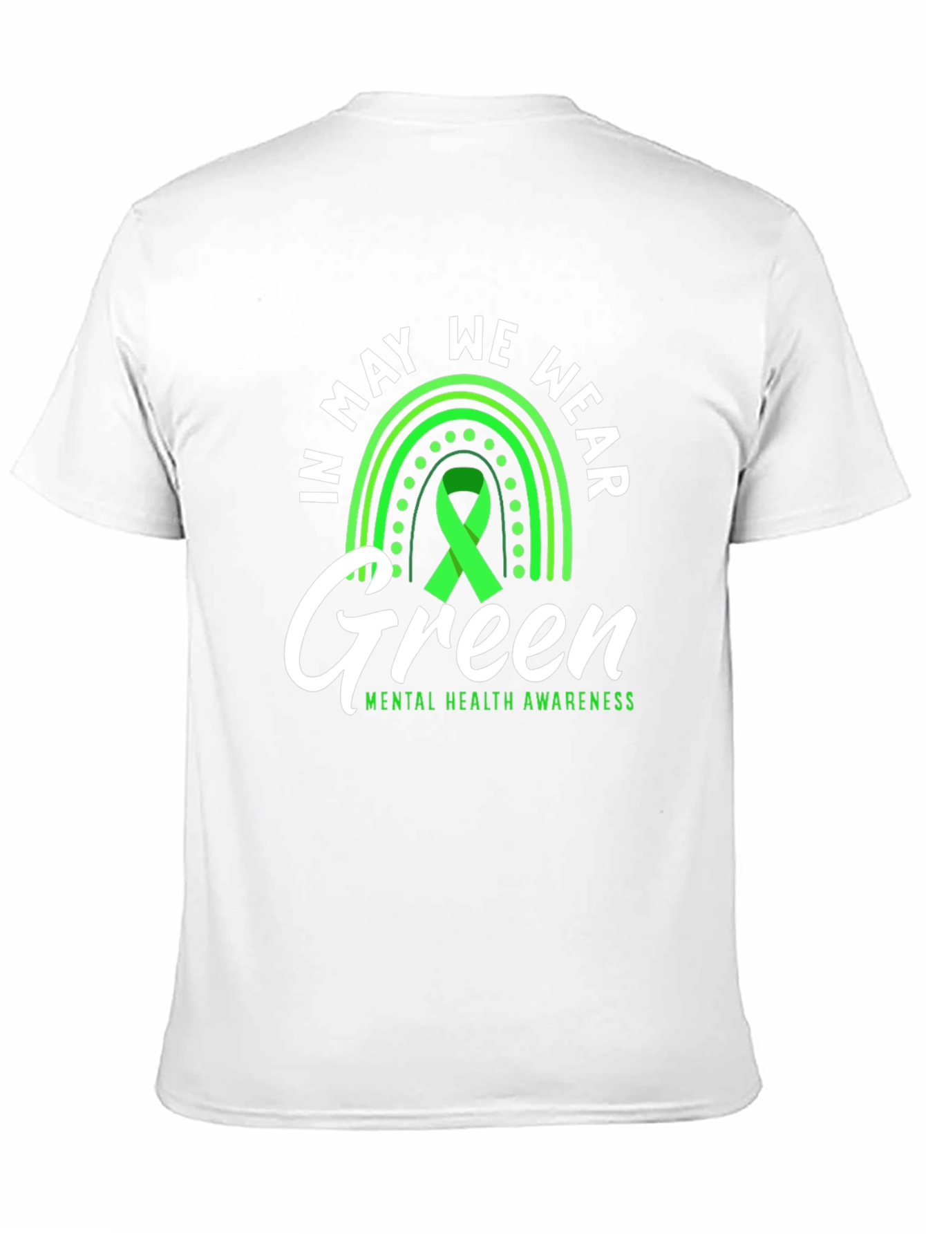 In May We Wear Green Mental Health Awareness T-Shirt