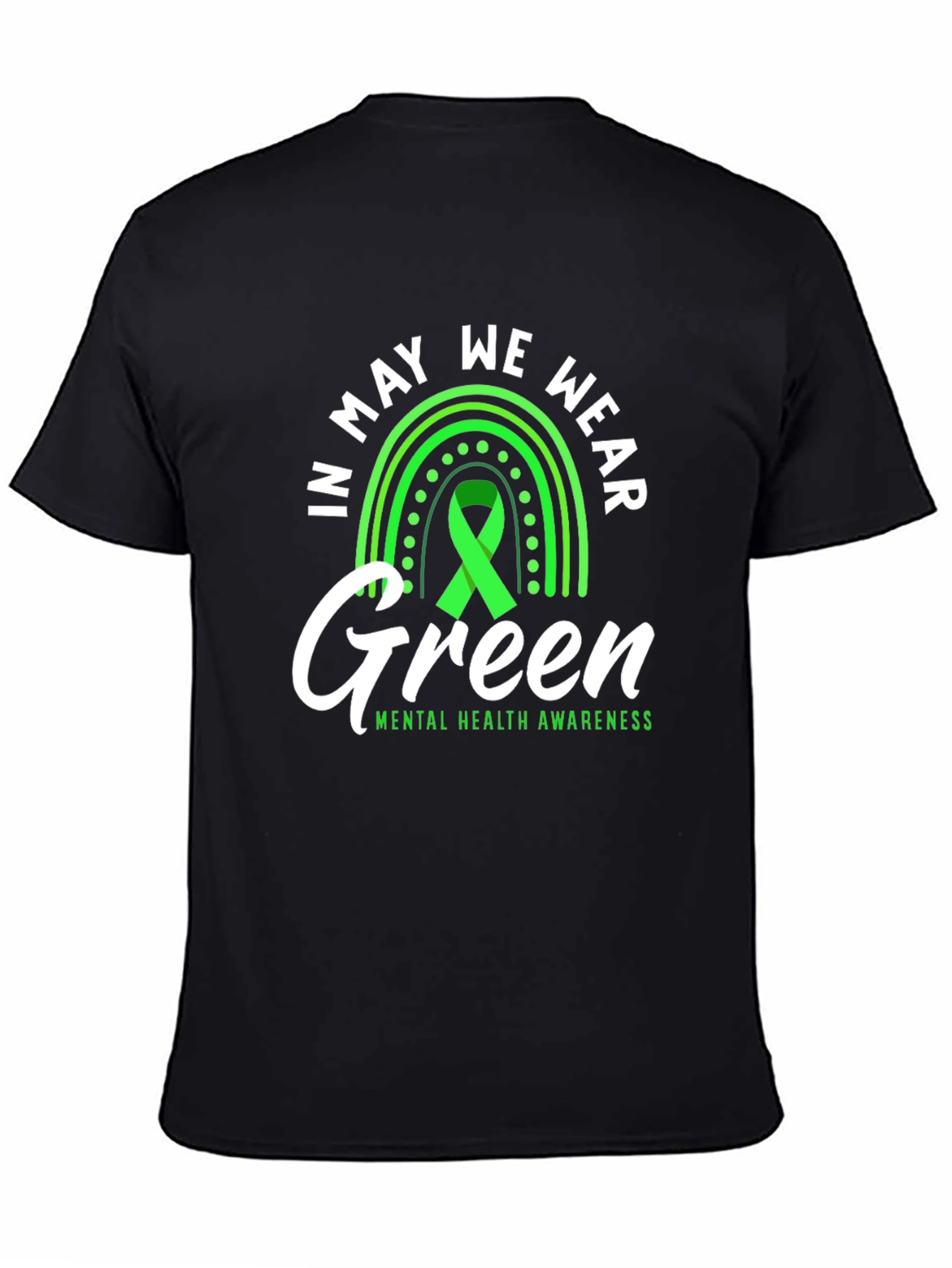 In May We Wear Green Mental Health Awareness T-Shirt
