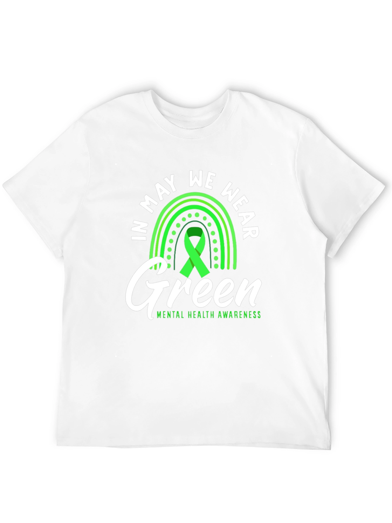 In May We Wear Green Mental Health Awareness T-Shirt