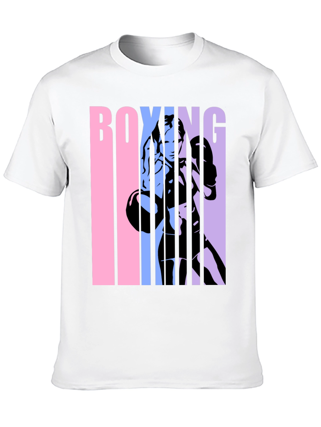 Boxing Silhouette Graphic T-Shirt