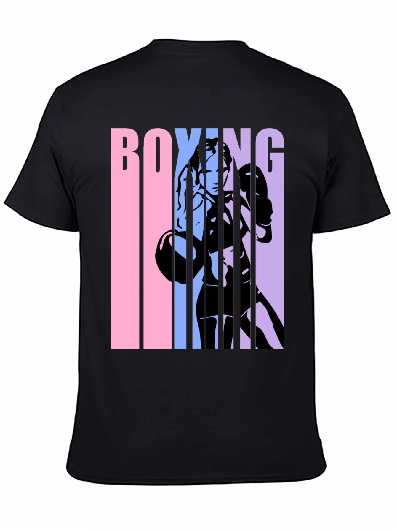 Boxing Silhouette Graphic T-Shirt