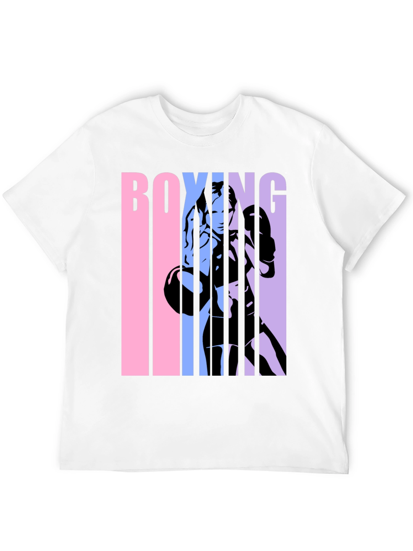 Boxing Silhouette Graphic T-Shirt