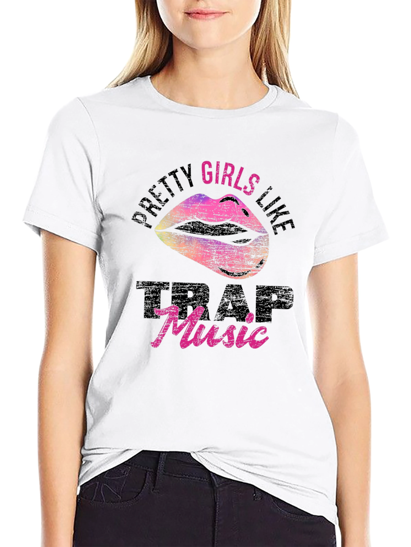Pretty Girls Like Trap Music Graphic Tee