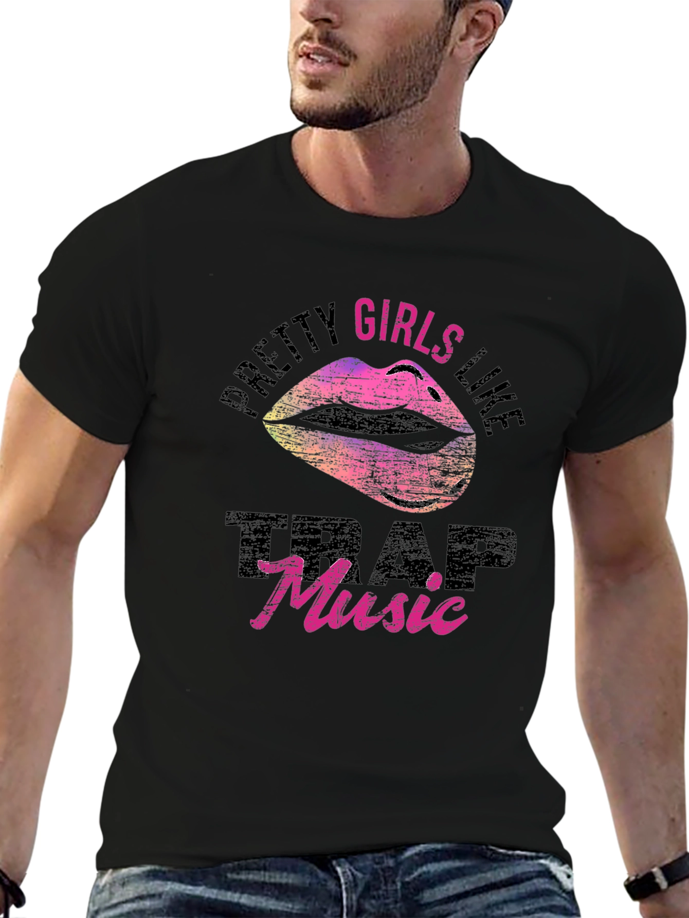 Pretty Girls Like Trap Music Graphic Tee