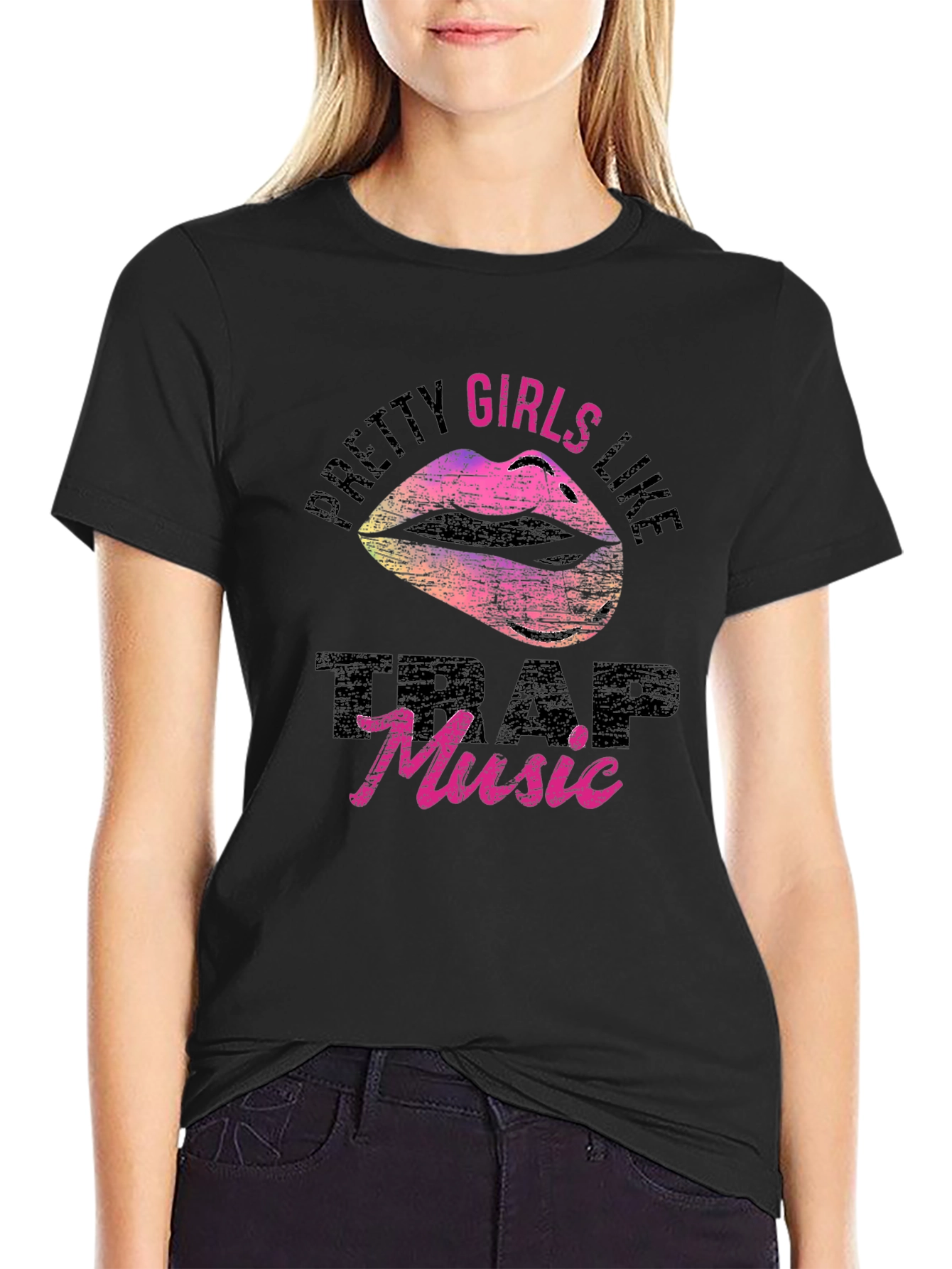 Pretty Girls Like Trap Music Graphic Tee