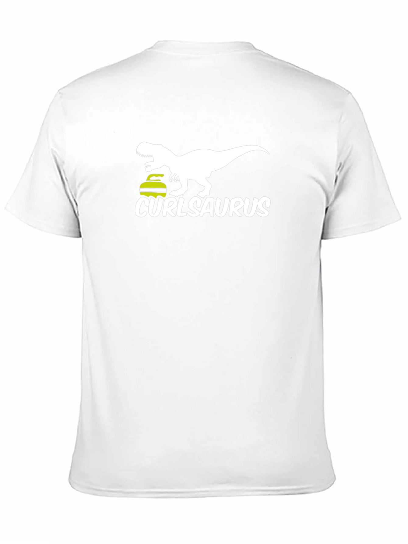 Curlasaurus T-Shirt - Curling Dinosaur Tee