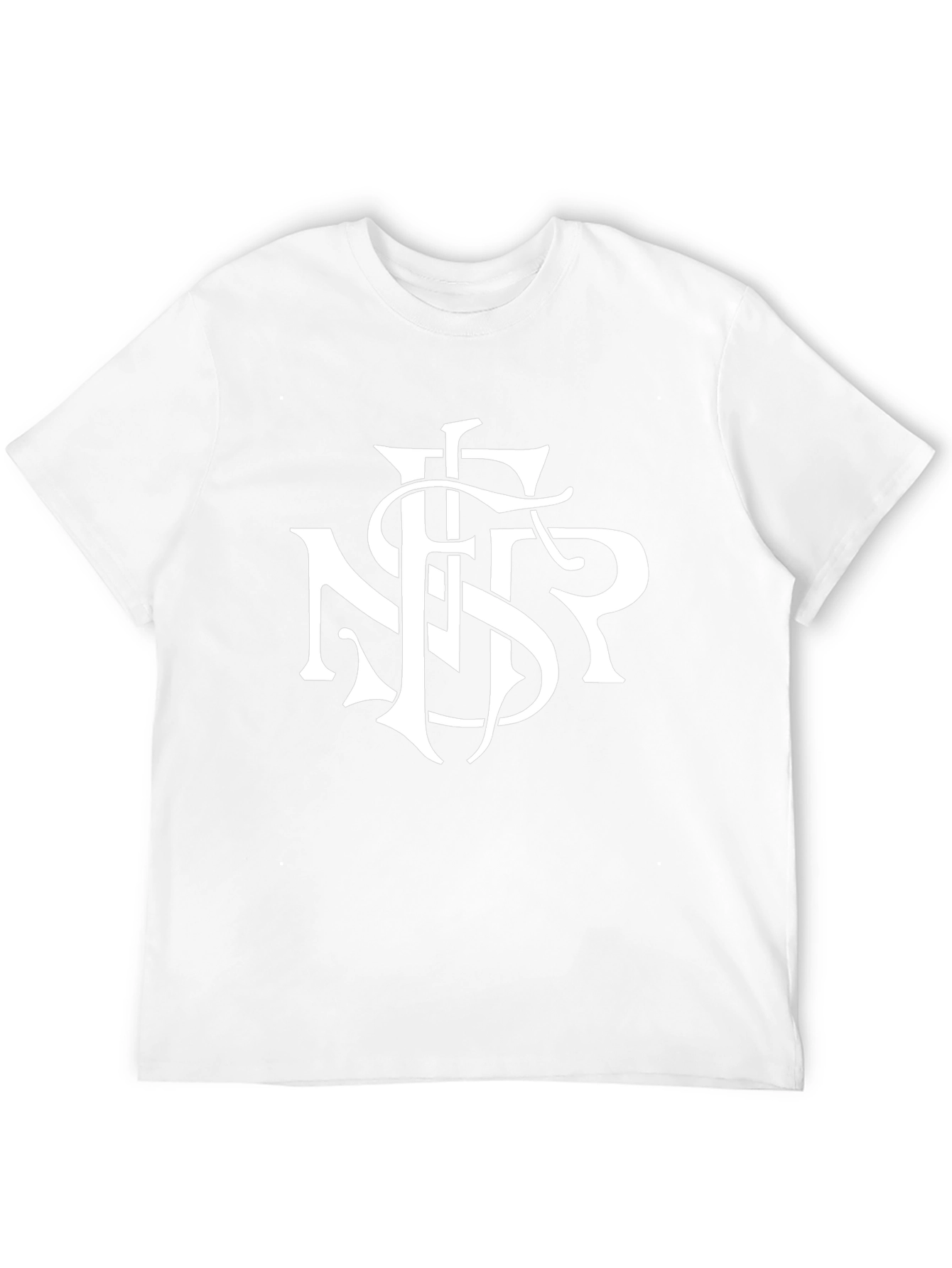 Monogrammed Black Graphic Tee