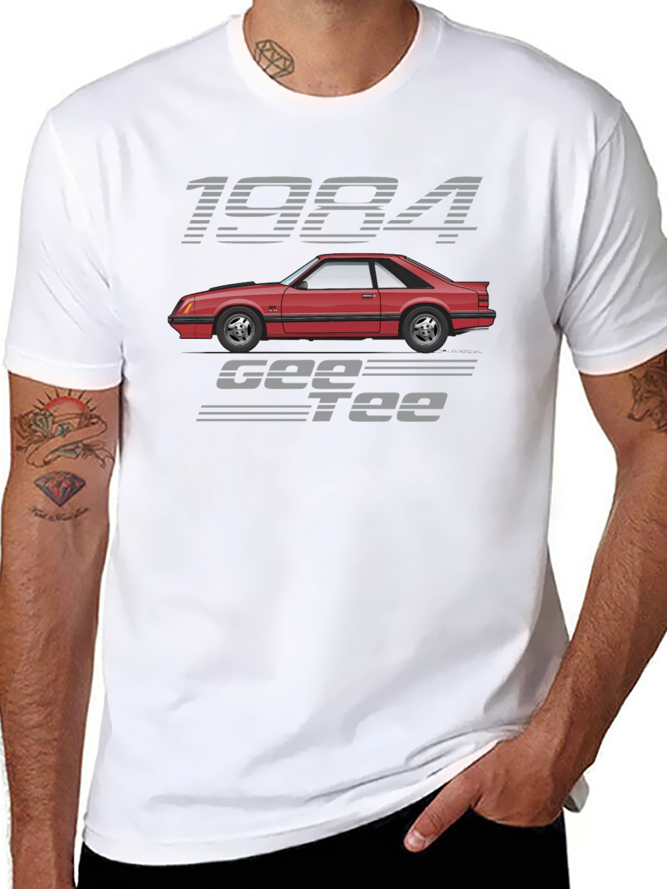 1984 Fox Body Mustang T-Shirt