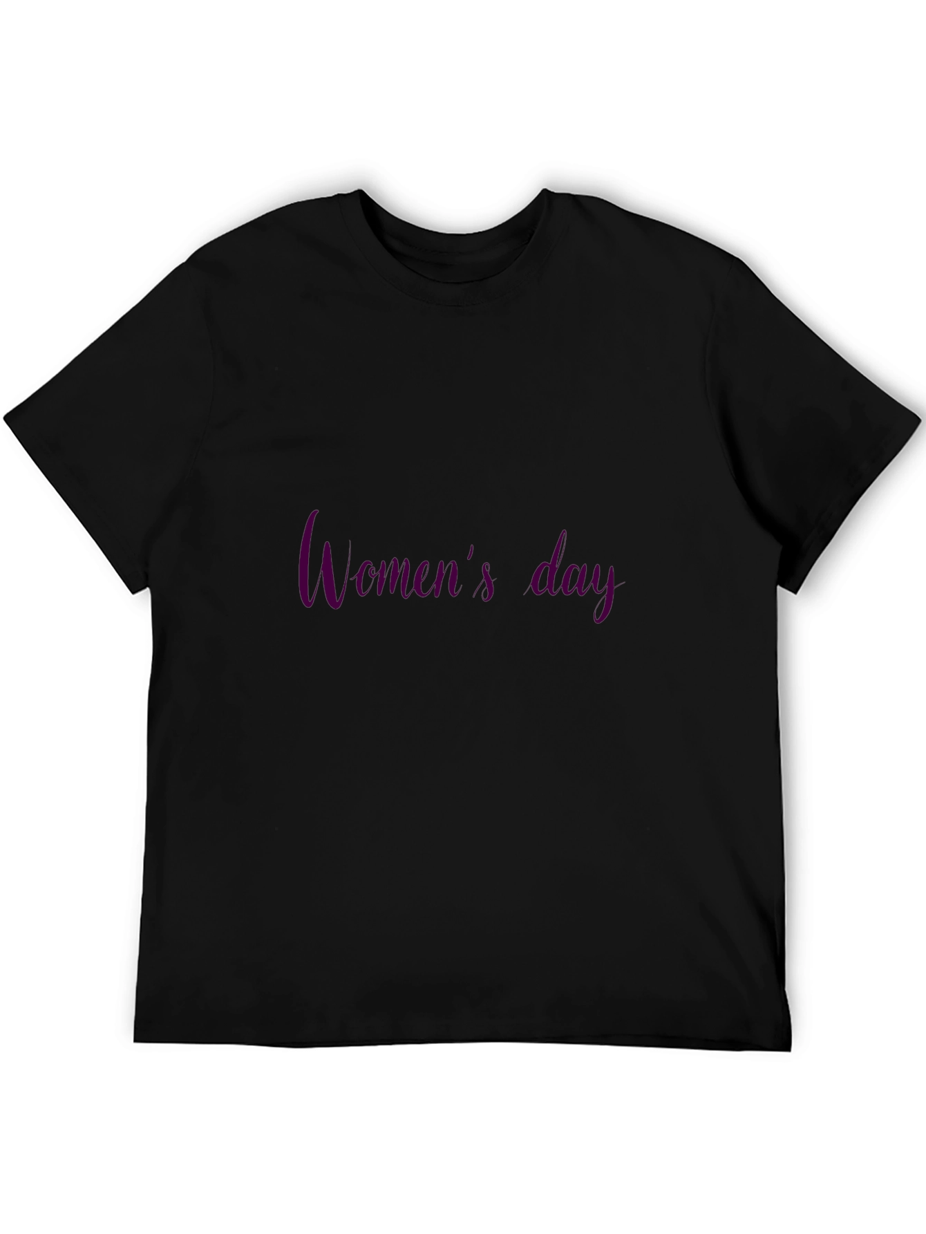 Womens Day Black T-Shirt
