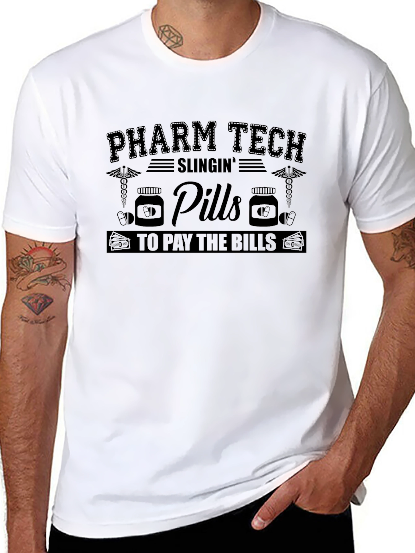 Pharm Tech Slingin Pills T-Shirt