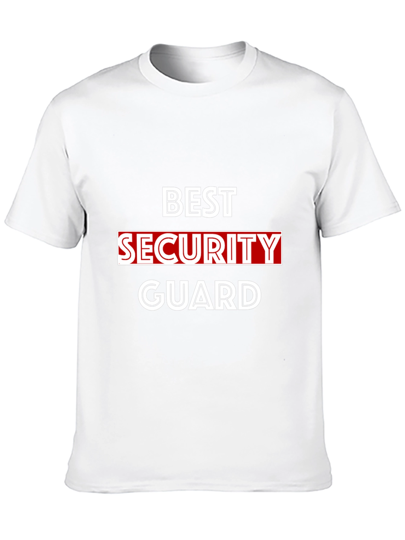 Best Security Guard Graphic T-Shirt
