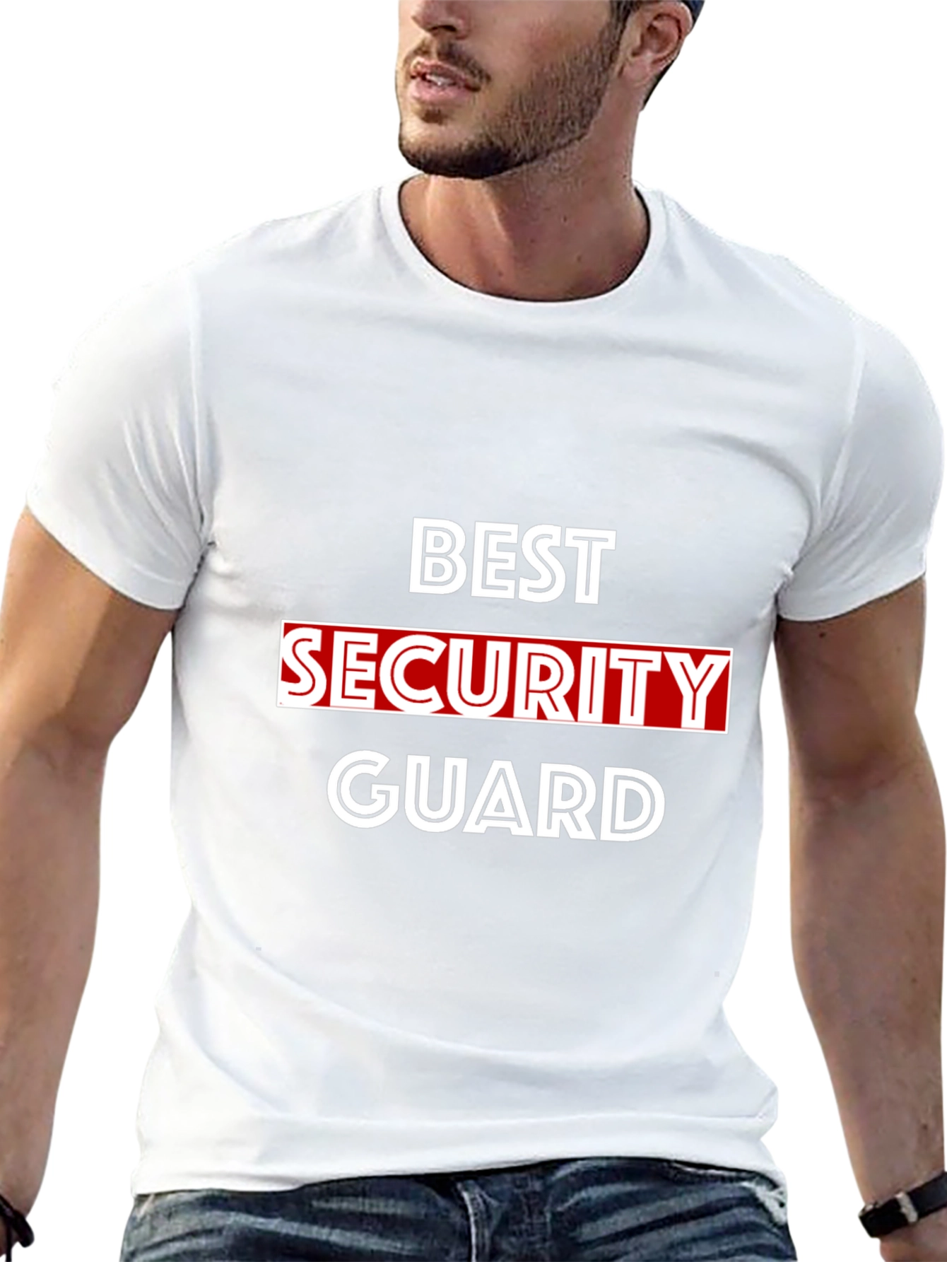 Best Security Guard Graphic T-Shirt