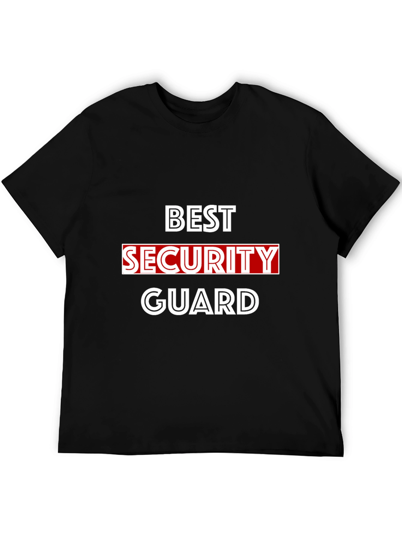 Best Security Guard Graphic T-Shirt