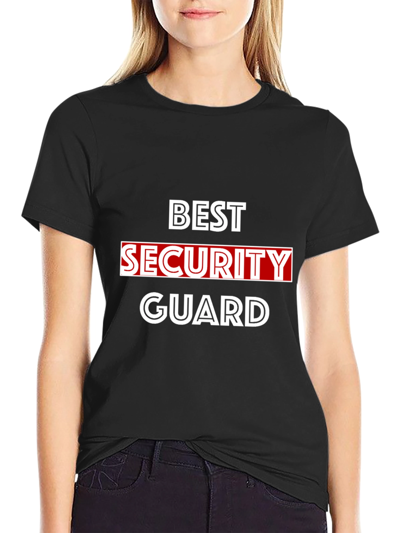 Best Security Guard Graphic T-Shirt