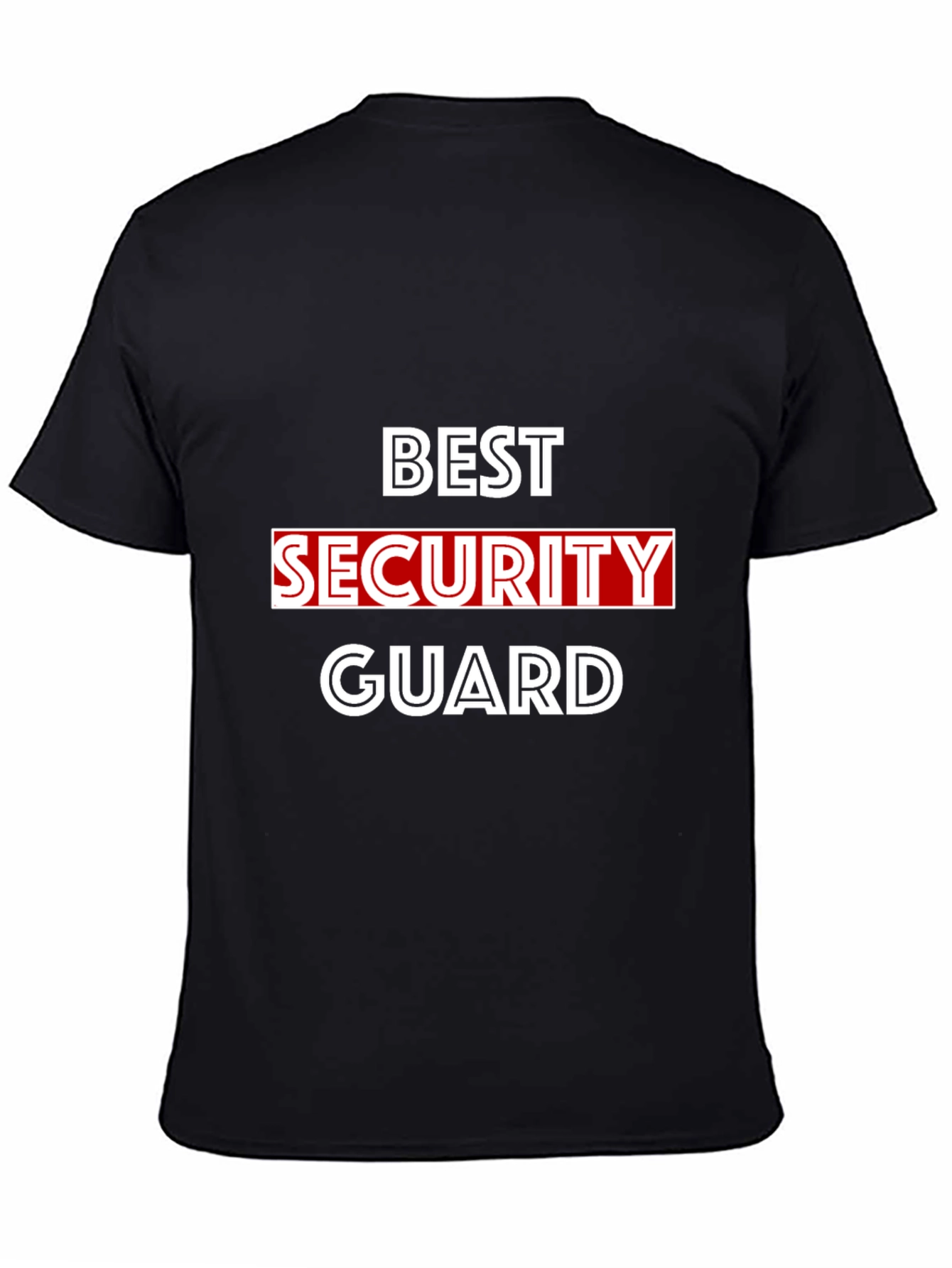 Best Security Guard Graphic T-Shirt