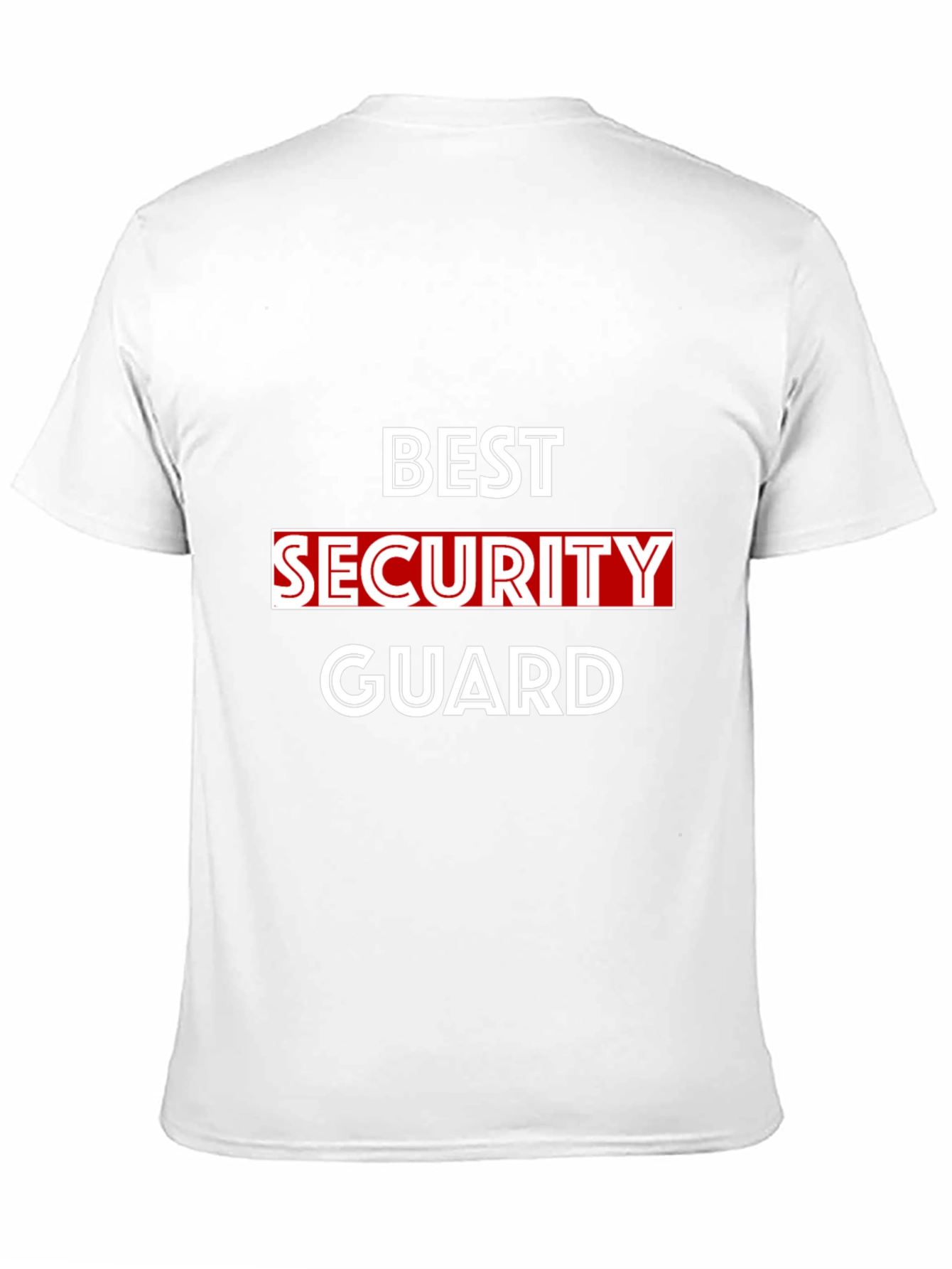 Best Security Guard Graphic T-Shirt
