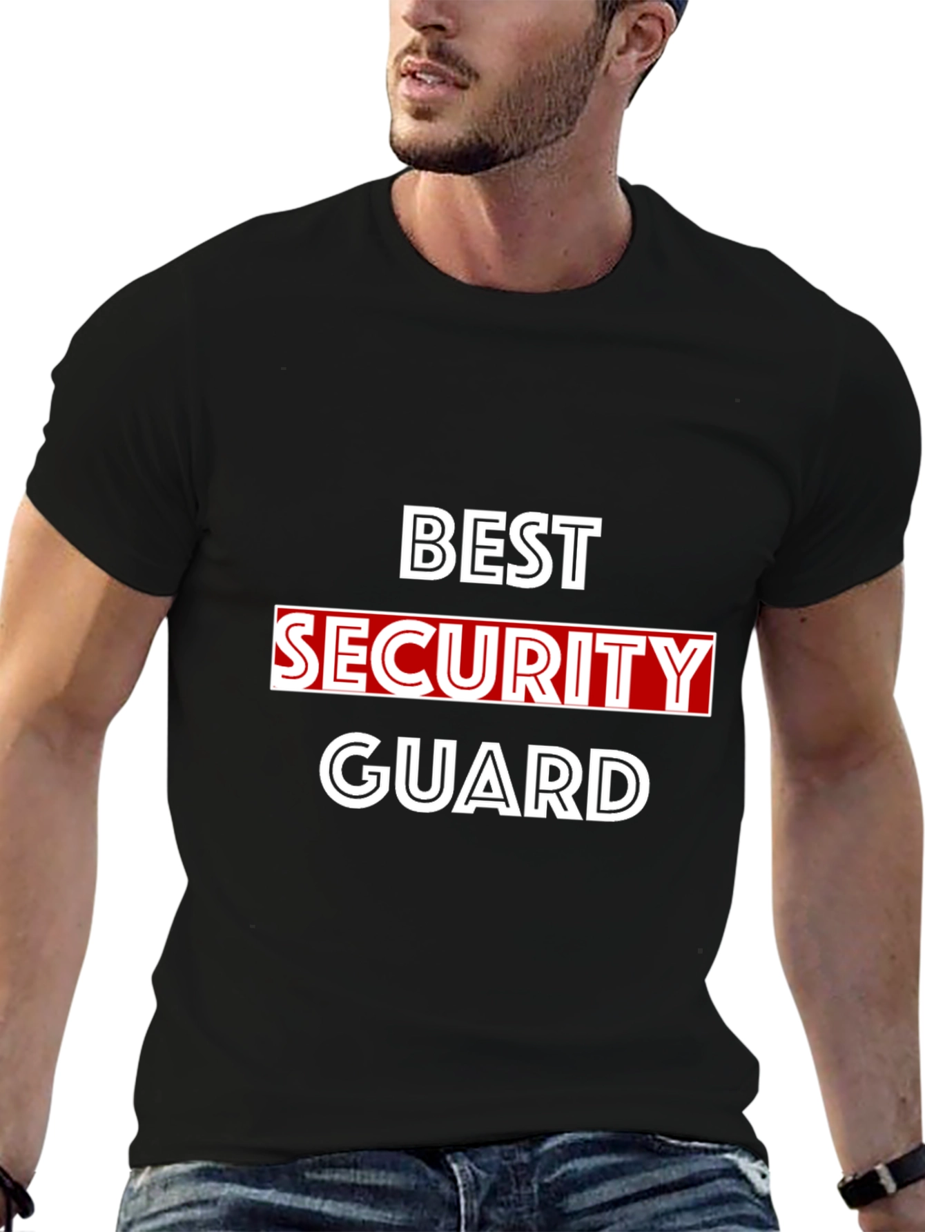 Best Security Guard Graphic T-Shirt