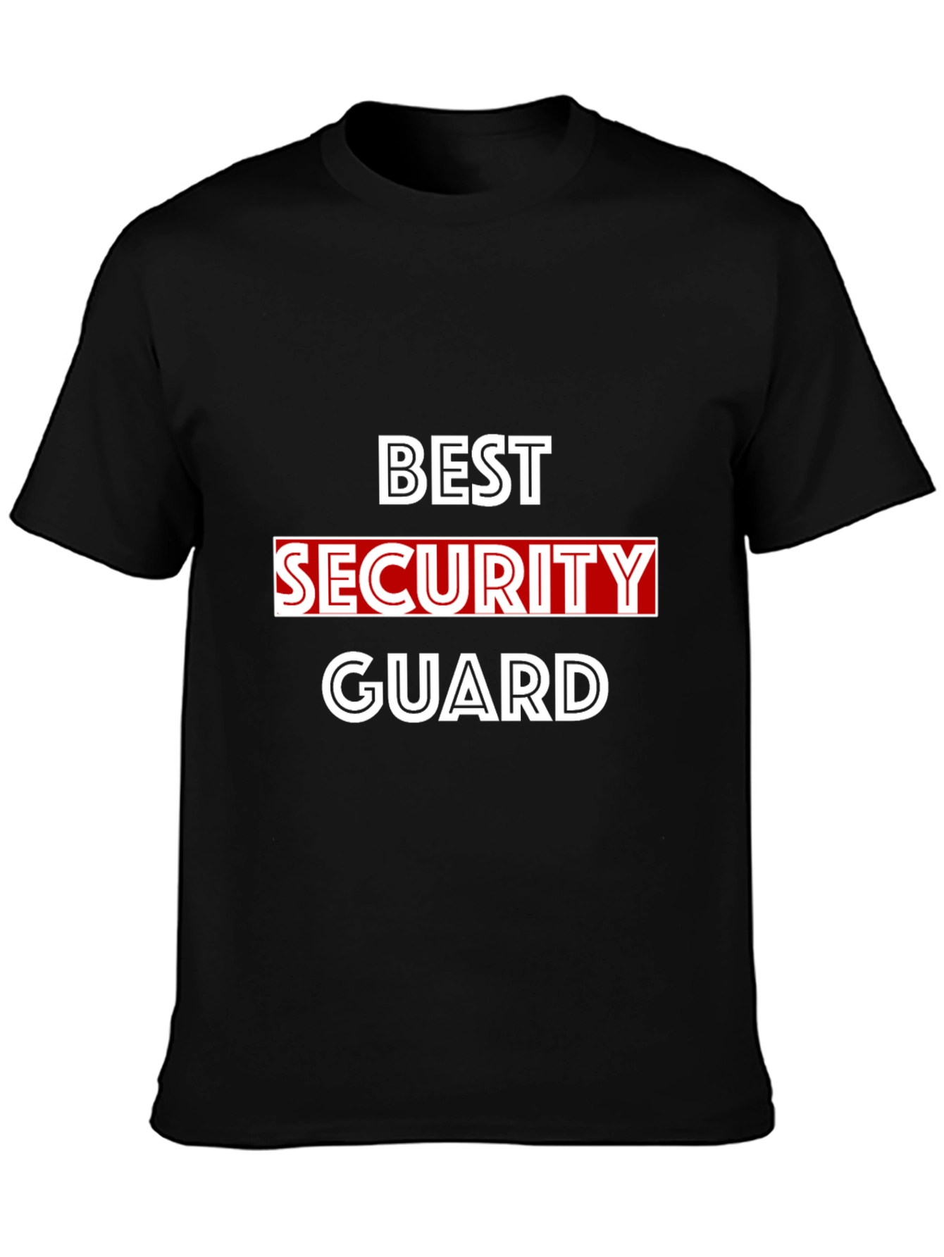 Best Security Guard Graphic T-Shirt