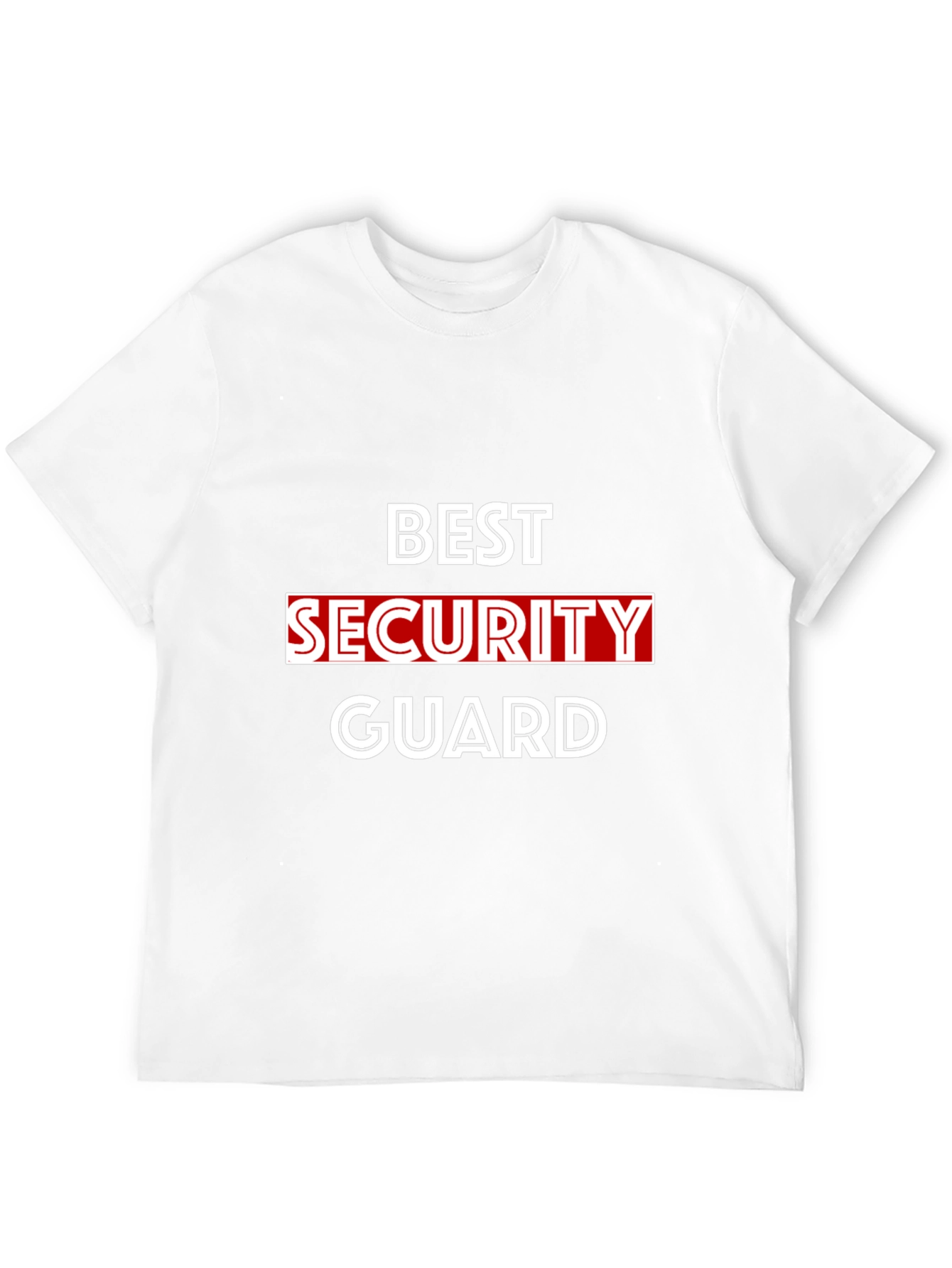 Best Security Guard Graphic T-Shirt
