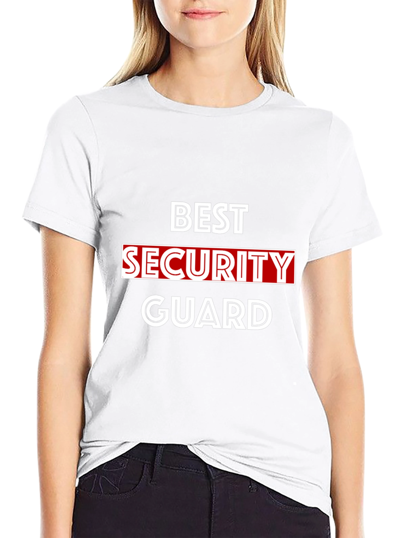 Best Security Guard Graphic T-Shirt