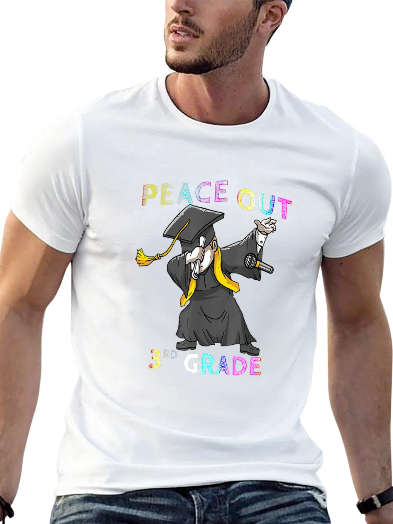 Peace Out 3rd Grade Graduation T-Shirt