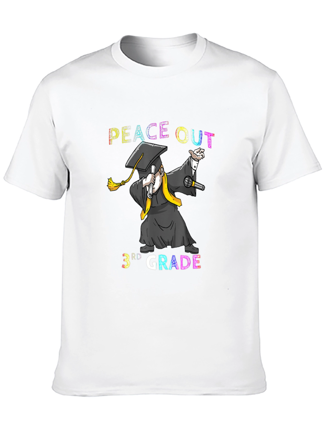 Peace Out 3rd Grade Graduation T-Shirt