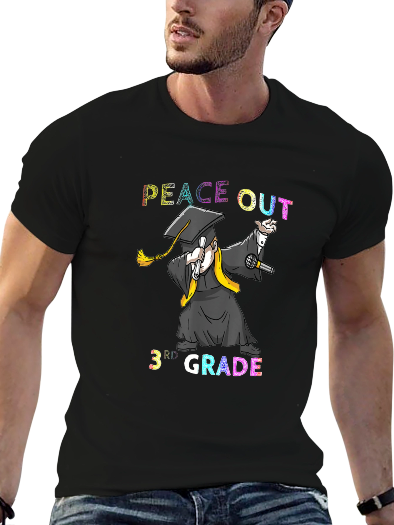 Peace Out 3rd Grade Graduation T-Shirt