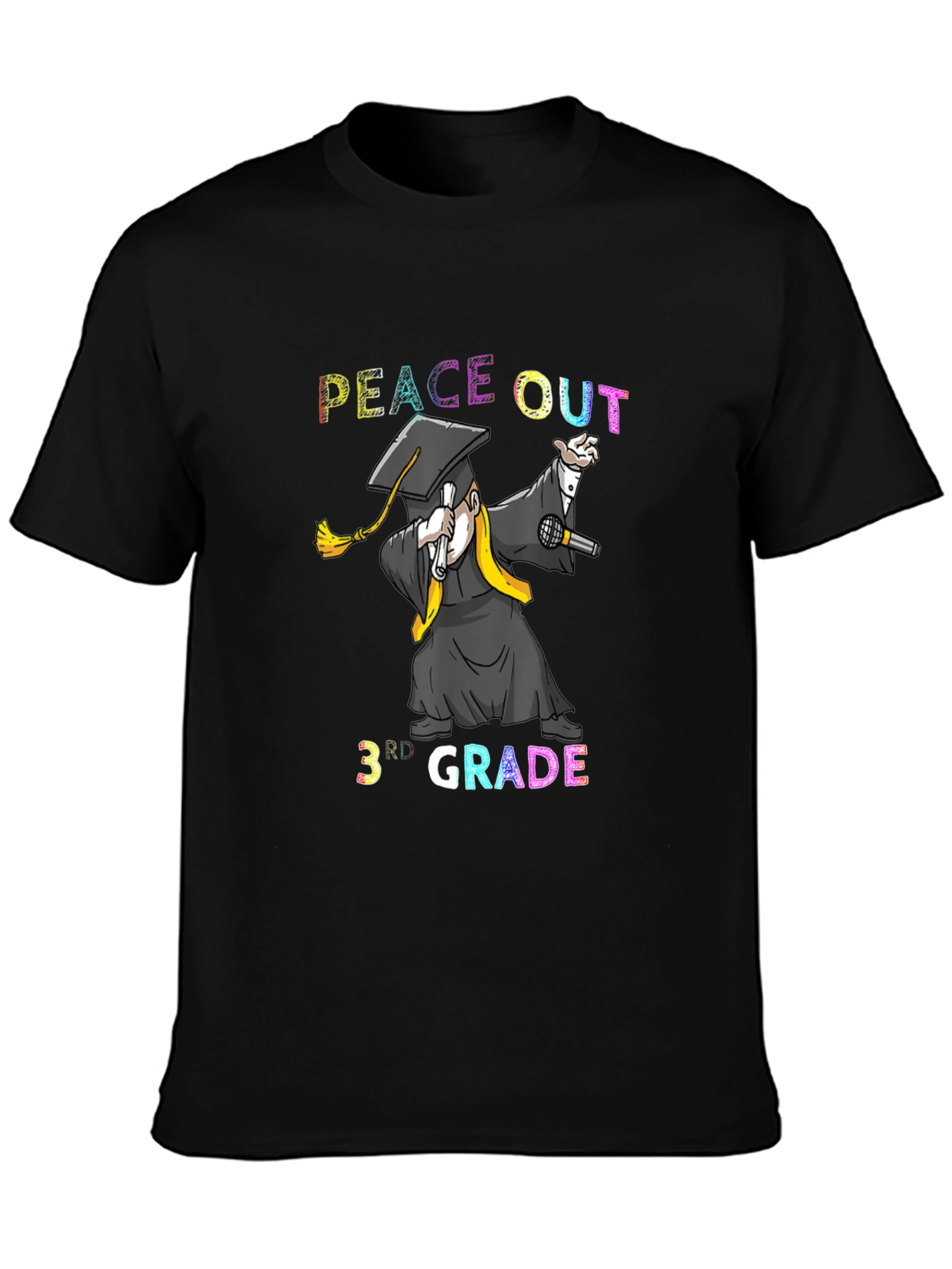 Peace Out 3rd Grade Graduation T-Shirt