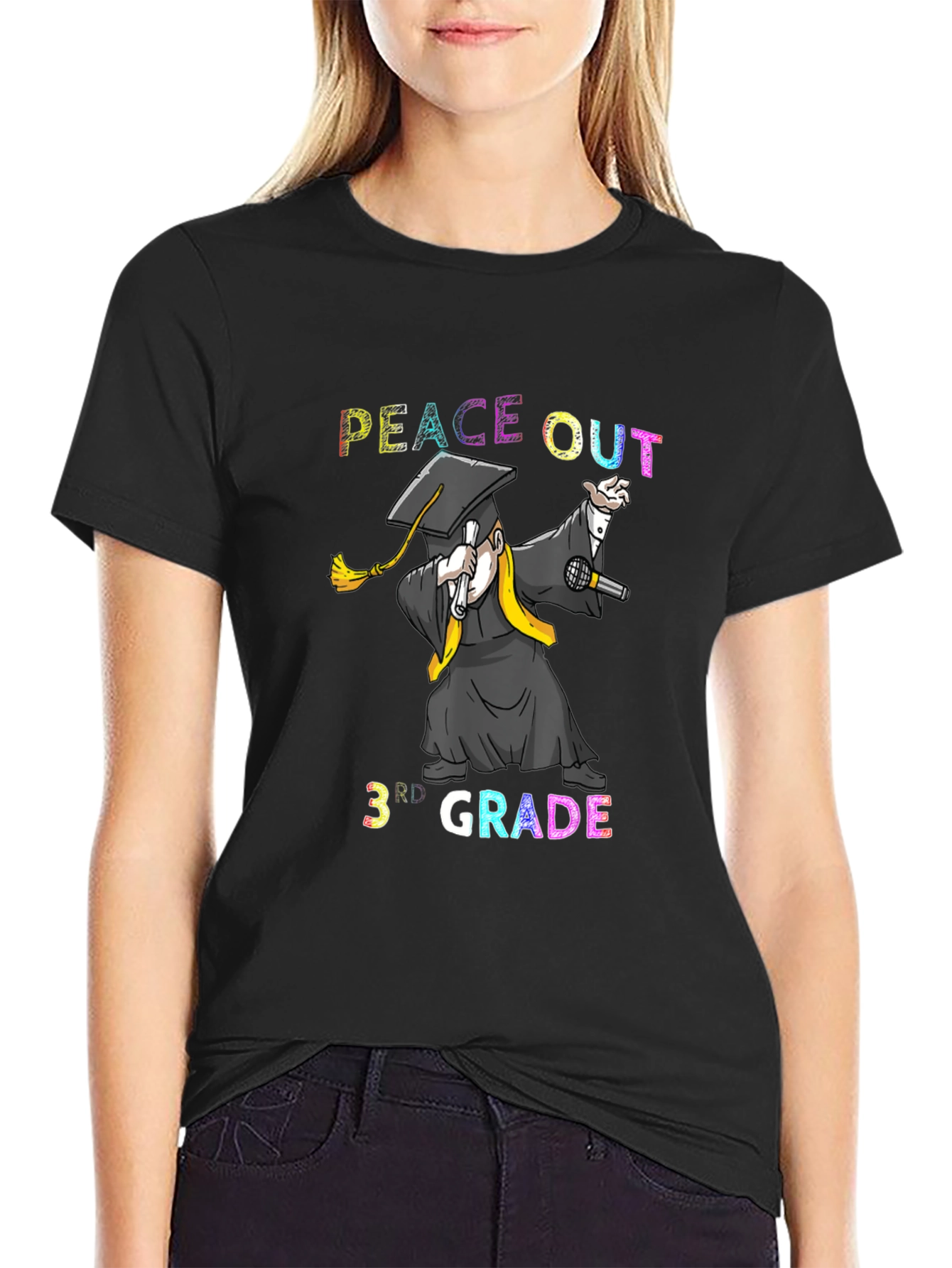 Peace Out 3rd Grade Graduation T-Shirt