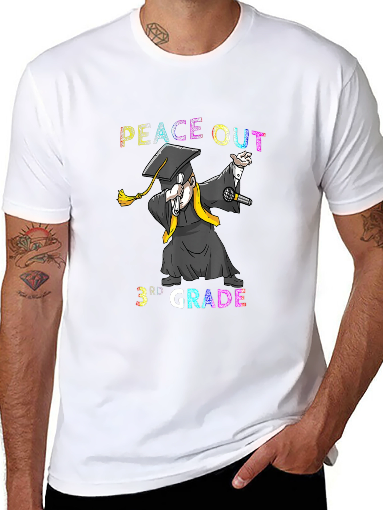 Peace Out 3rd Grade Graduation T-Shirt