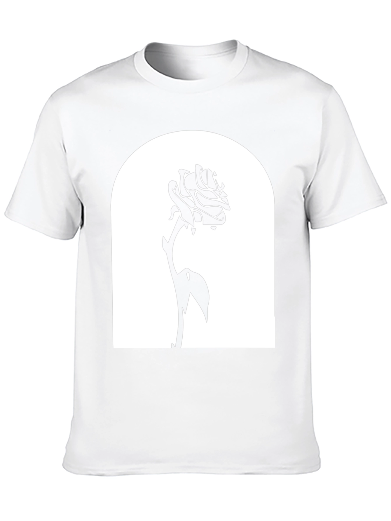 Enchanted Rose Graphic Tee - Black