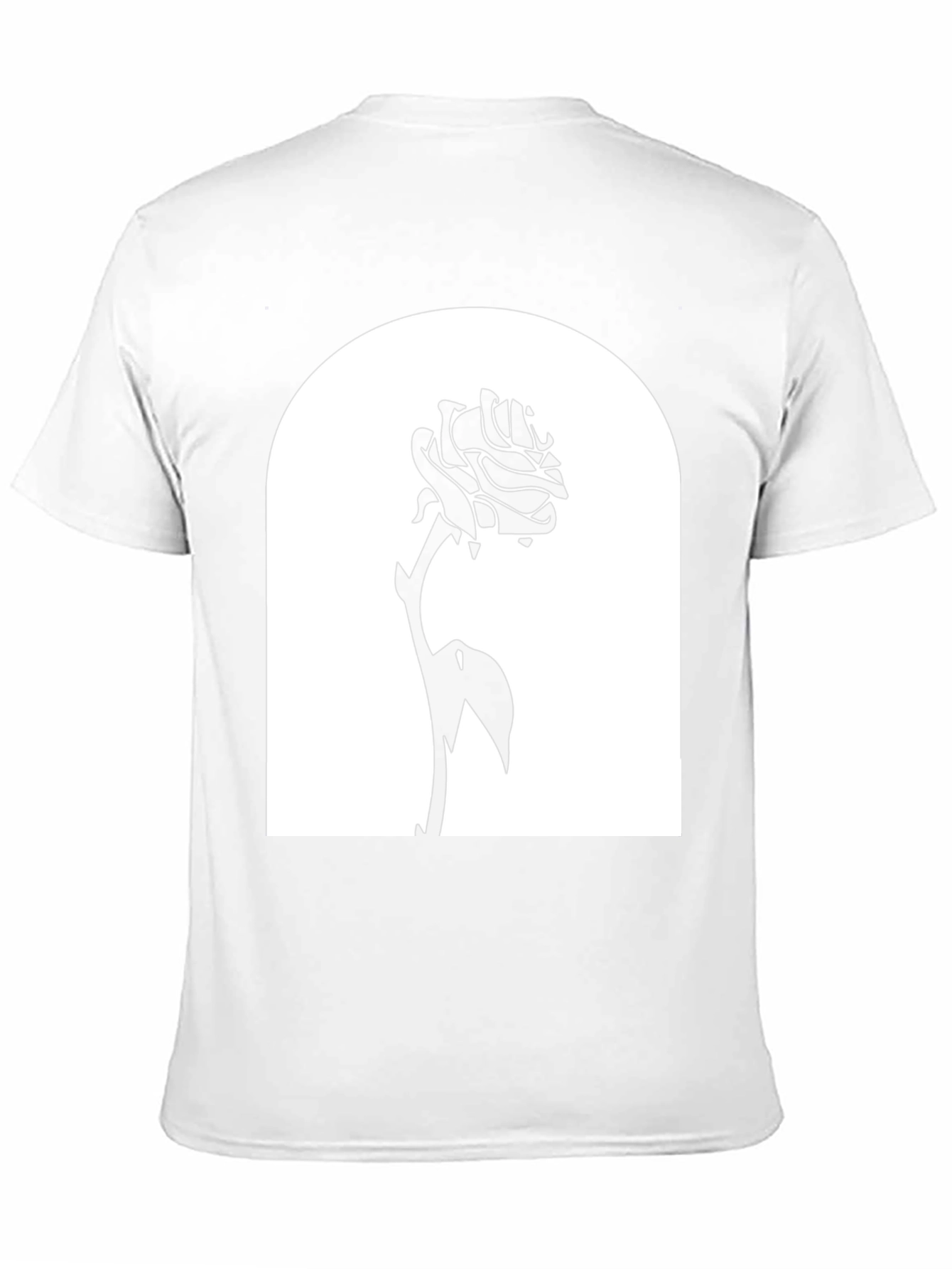 Enchanted Rose Graphic Tee - Black