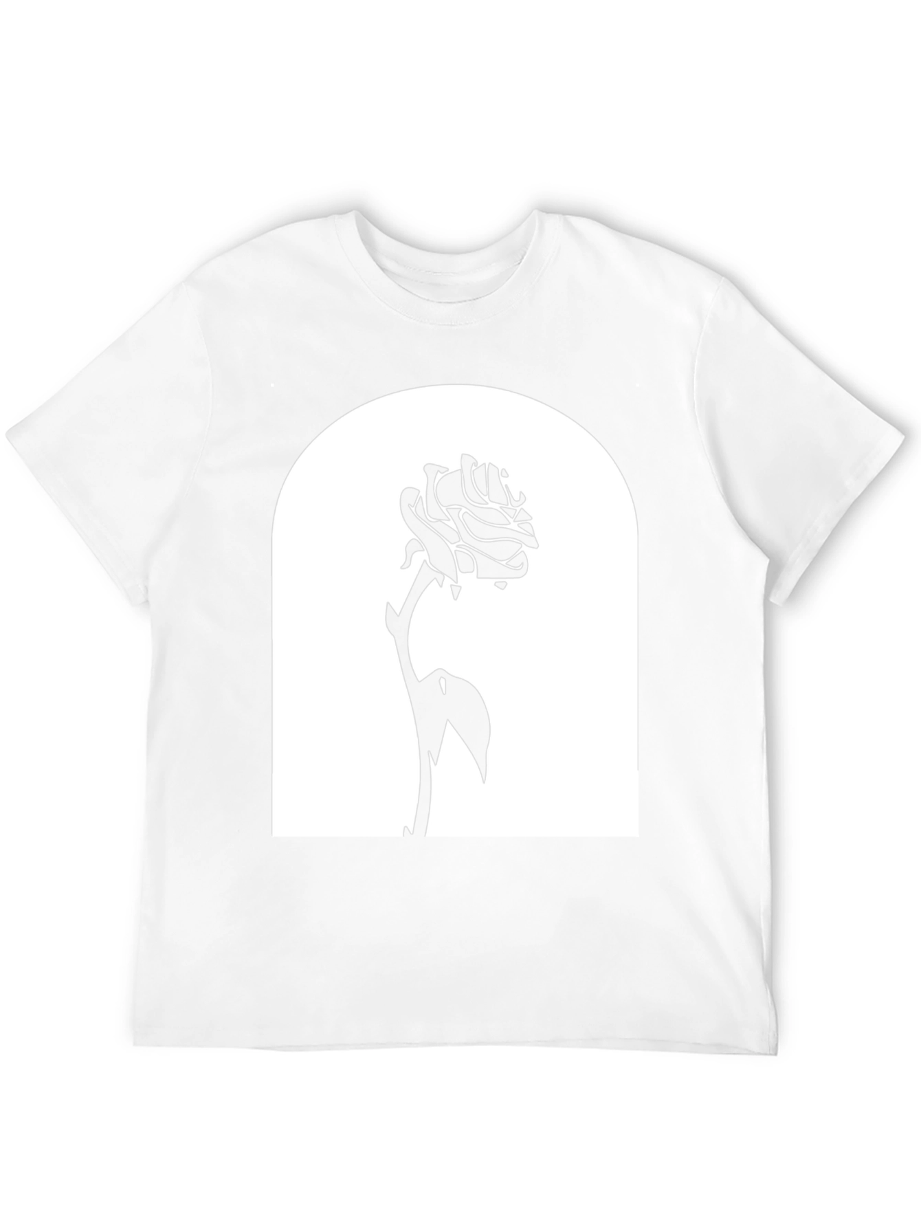 Enchanted Rose Graphic Tee - Black