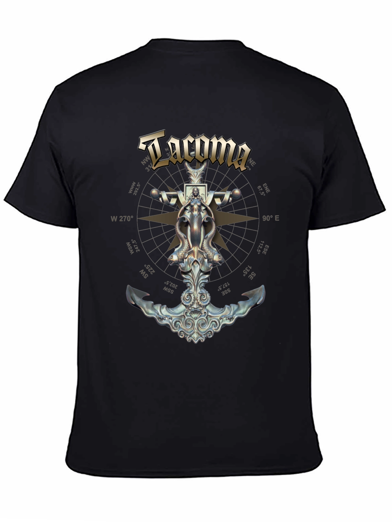 Tacoma Nautical Anchor Graphic T-Shirt