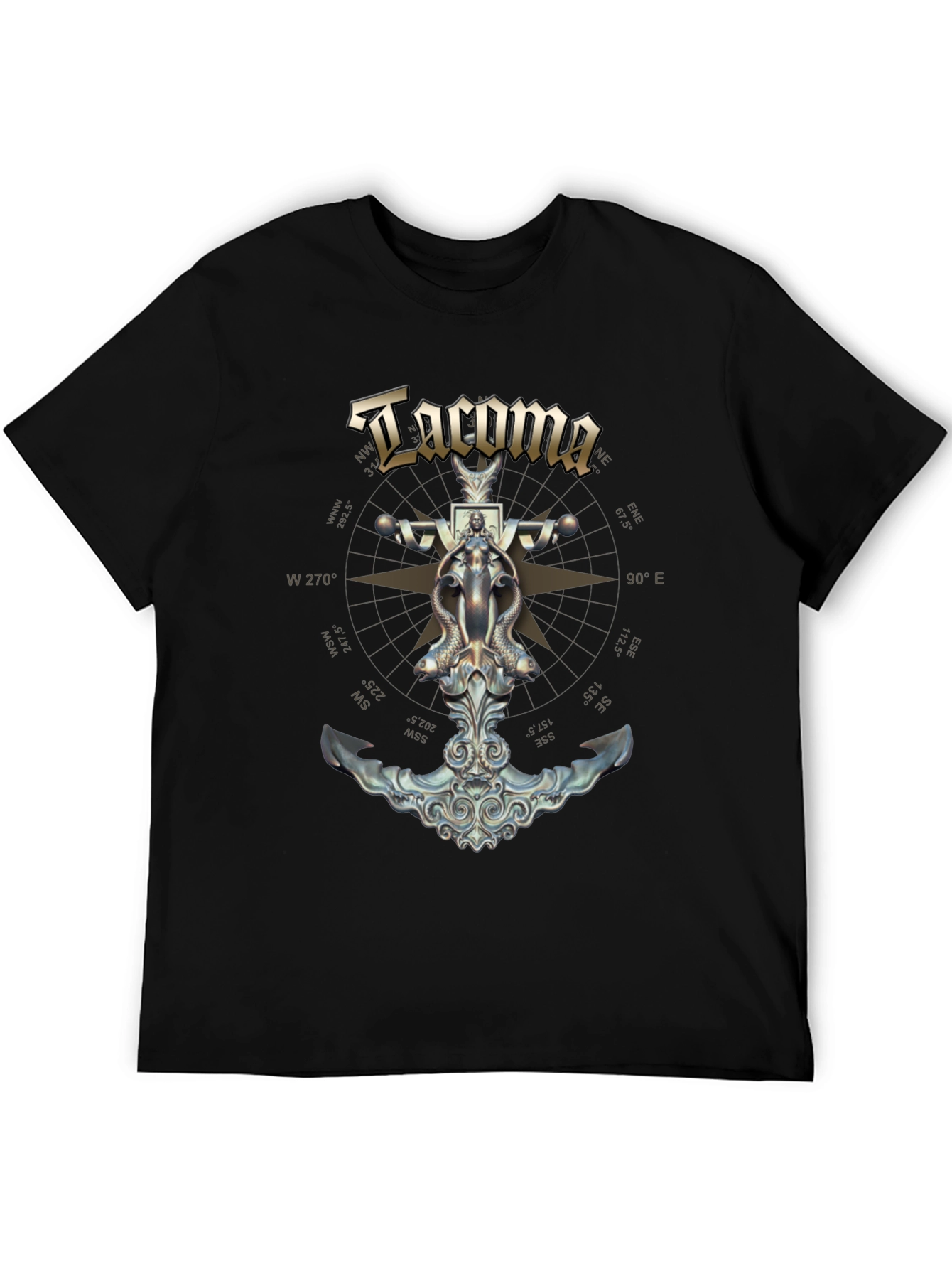Tacoma Nautical Anchor Graphic T-Shirt