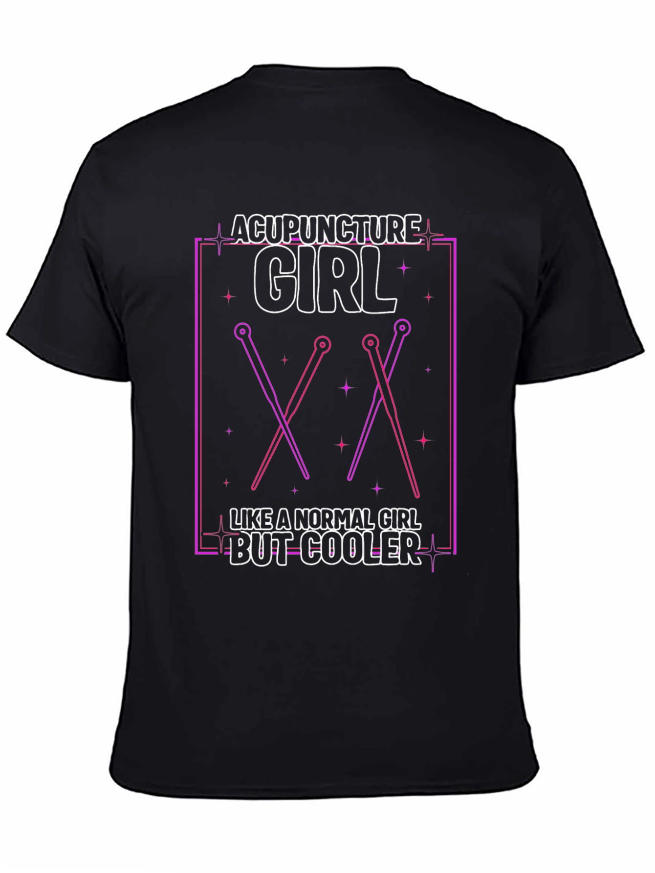 Acupuncture Girl T-Shirt - Cool Therapist Design