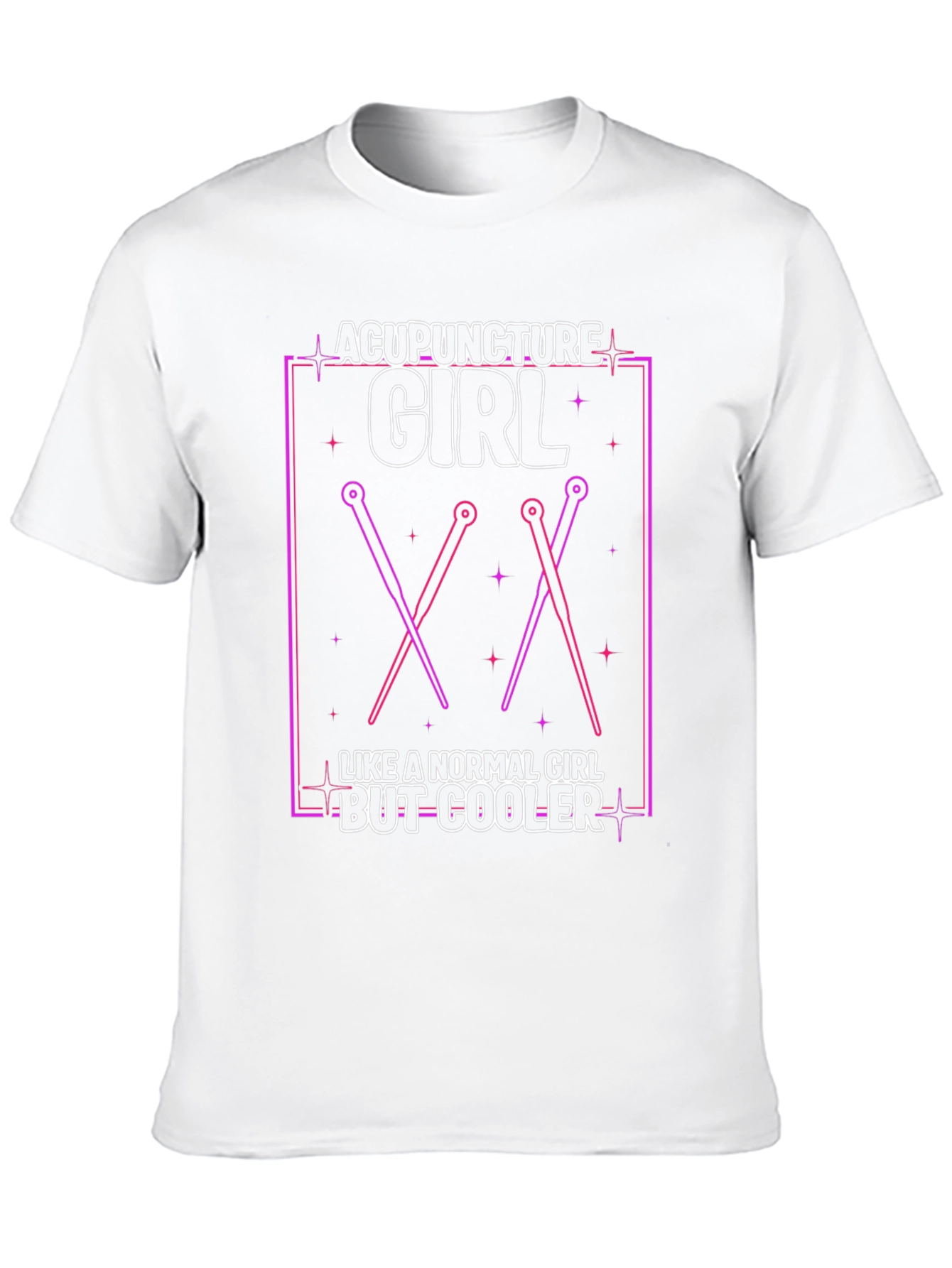 Acupuncture Girl T-Shirt - Cool Therapist Design