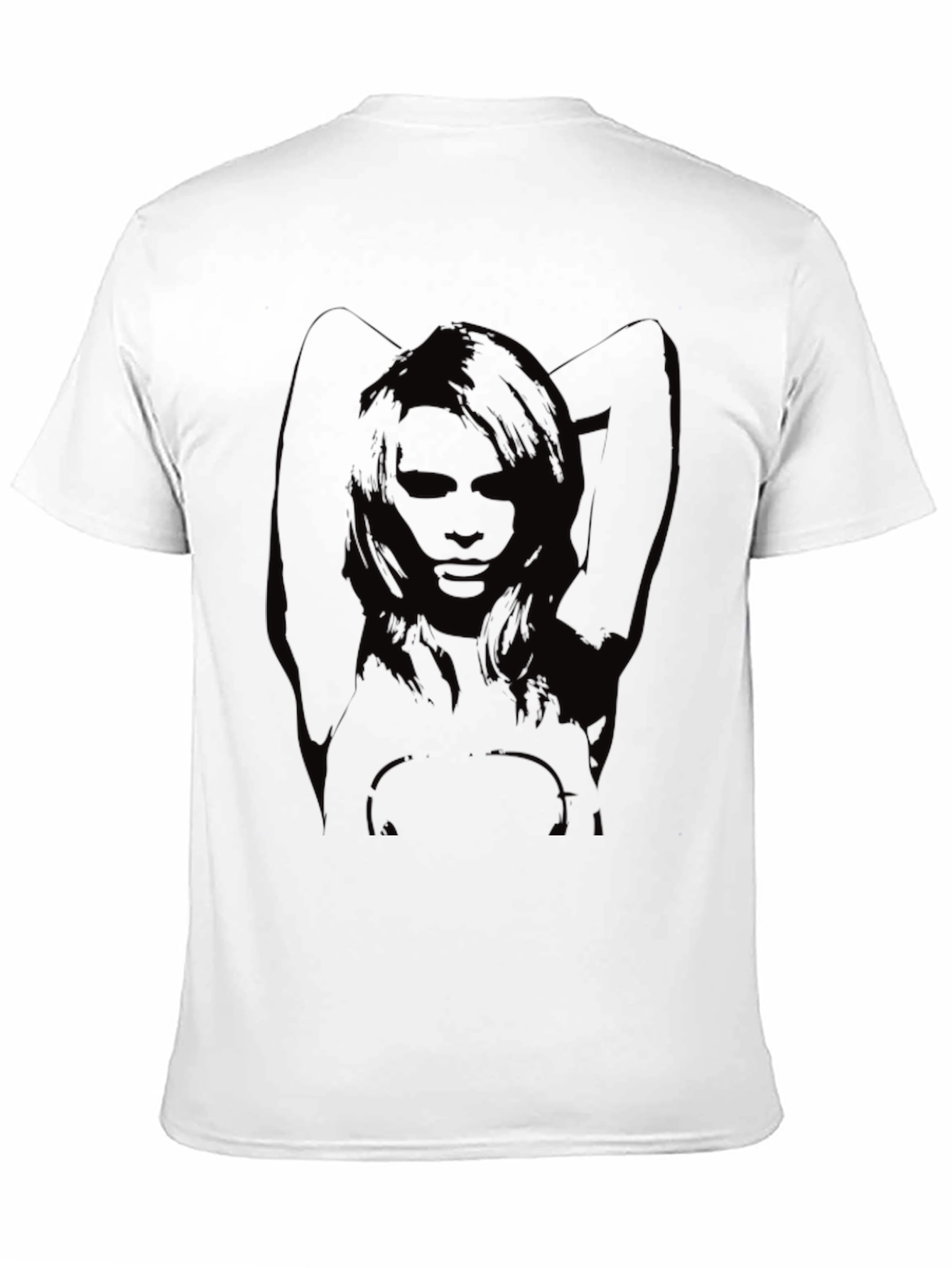 Graphic Print Black T-Shirt