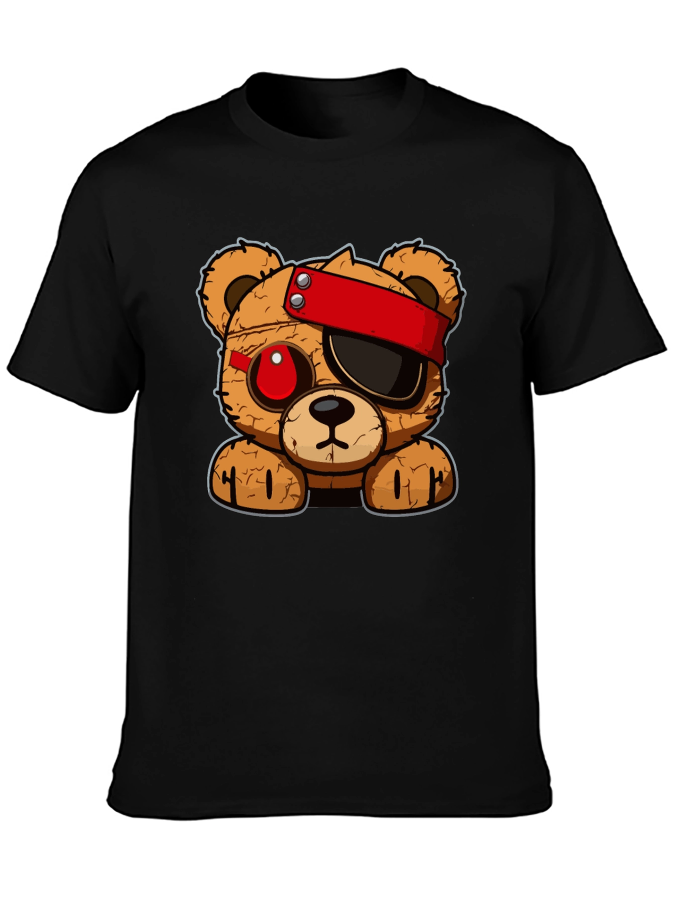 Edgy Teddy Bear Graphic Tee