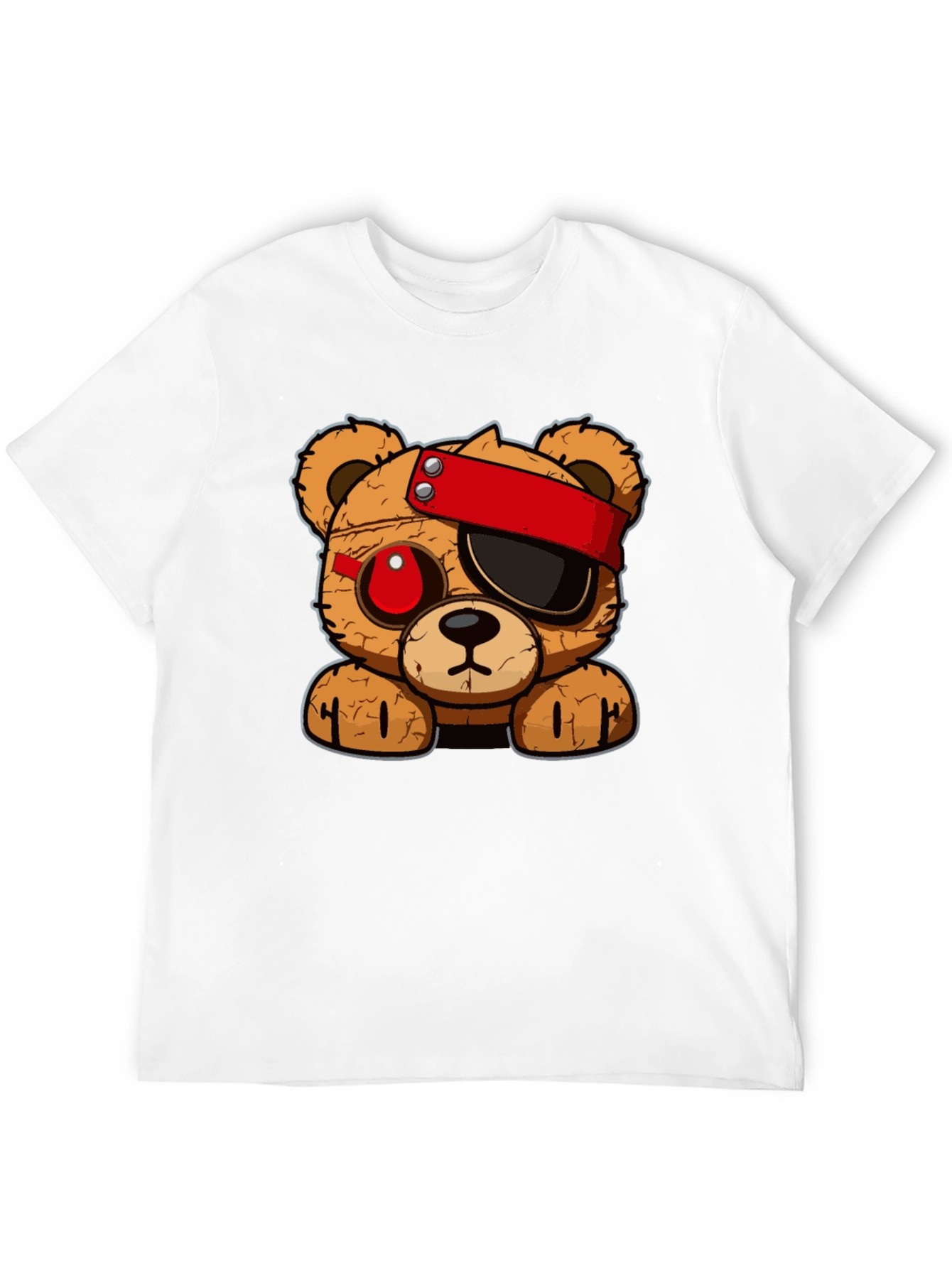 Edgy Teddy Bear Graphic Tee