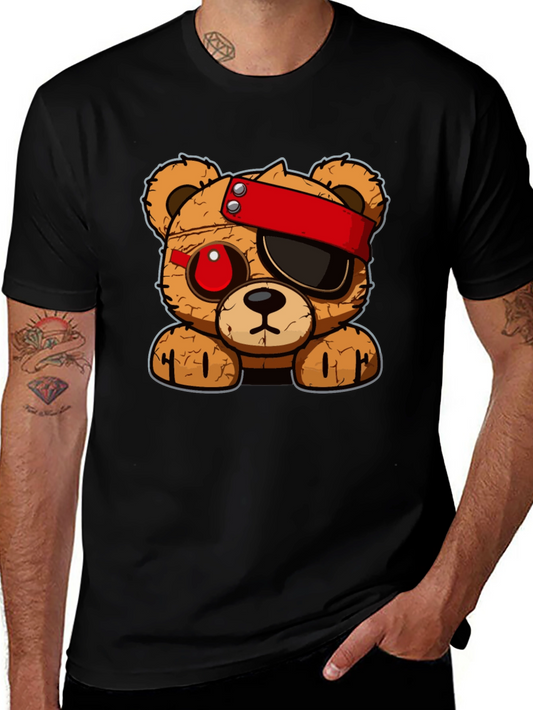 Edgy Teddy Bear Graphic Tee