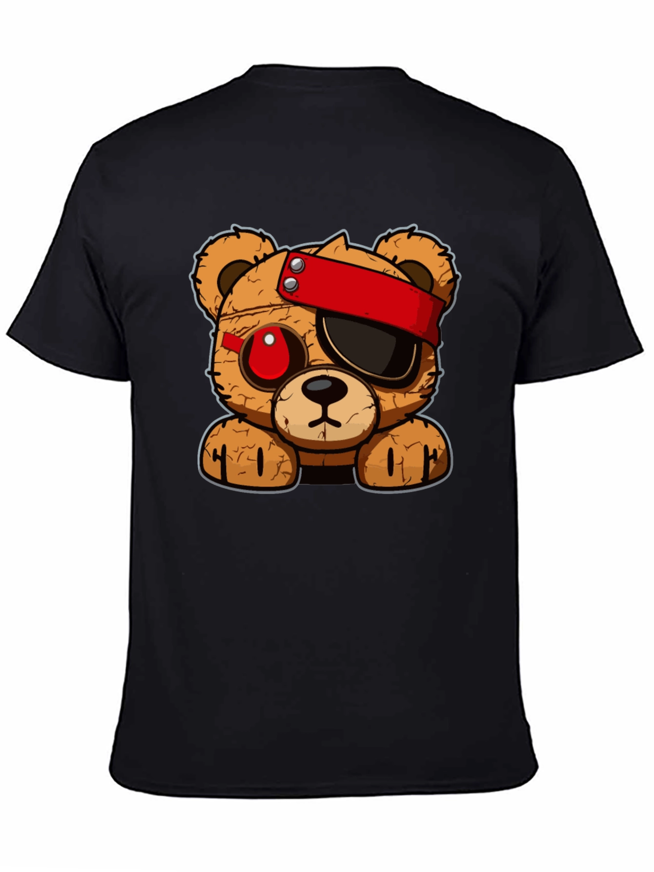 Edgy Teddy Bear Graphic Tee