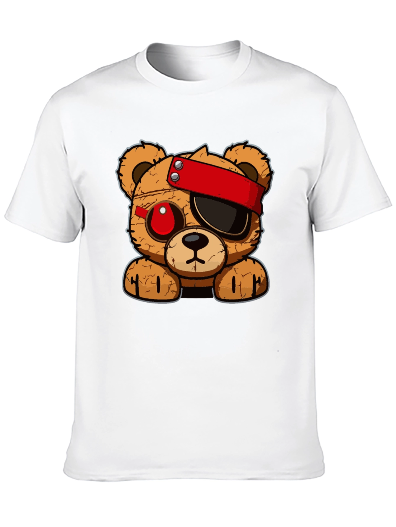 Edgy Teddy Bear Graphic Tee