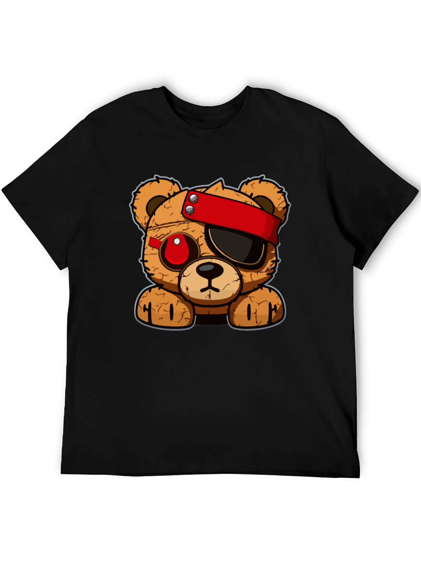 Edgy Teddy Bear Graphic Tee