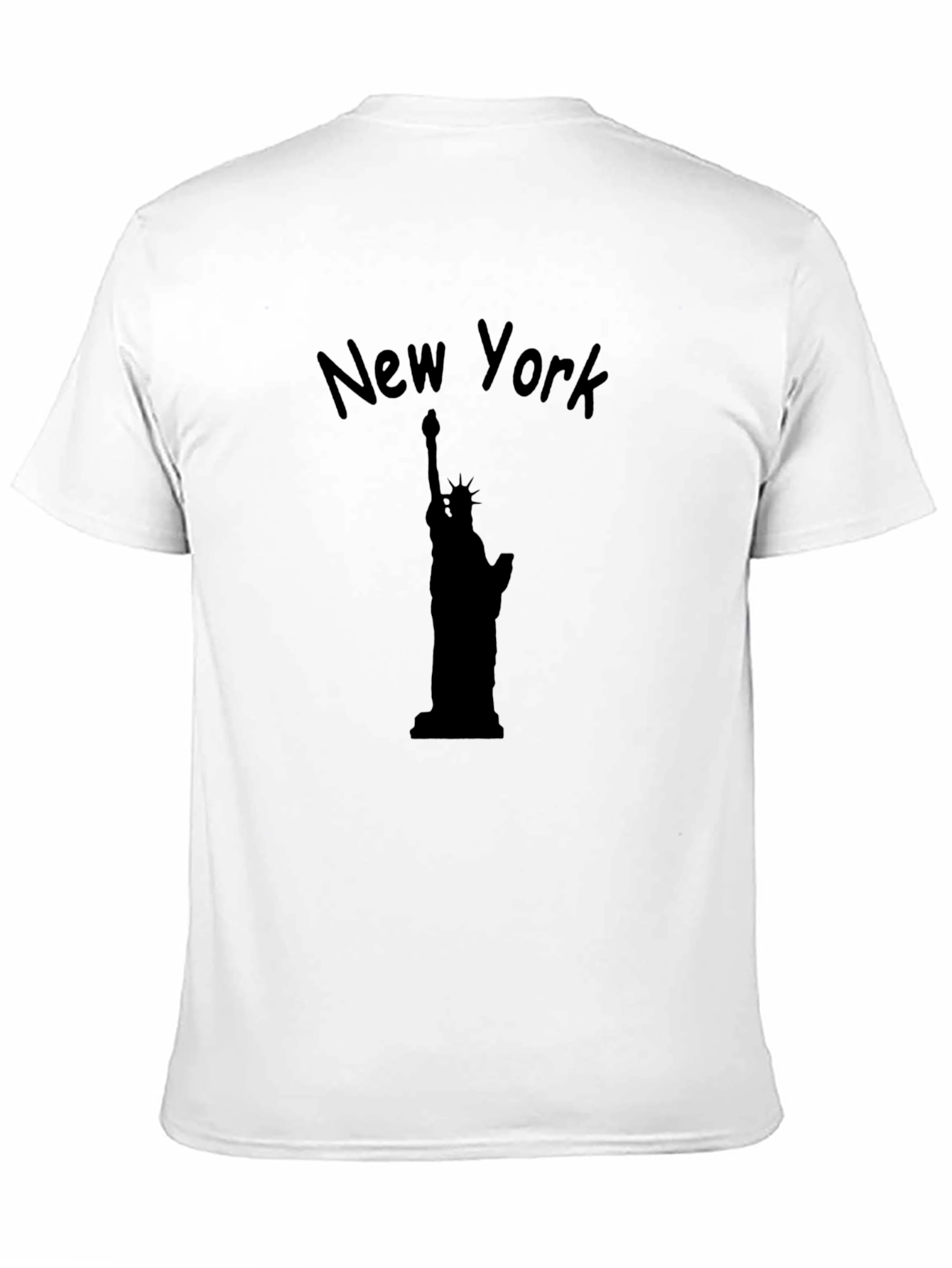 New York Statue of Liberty Black Graphic Tee