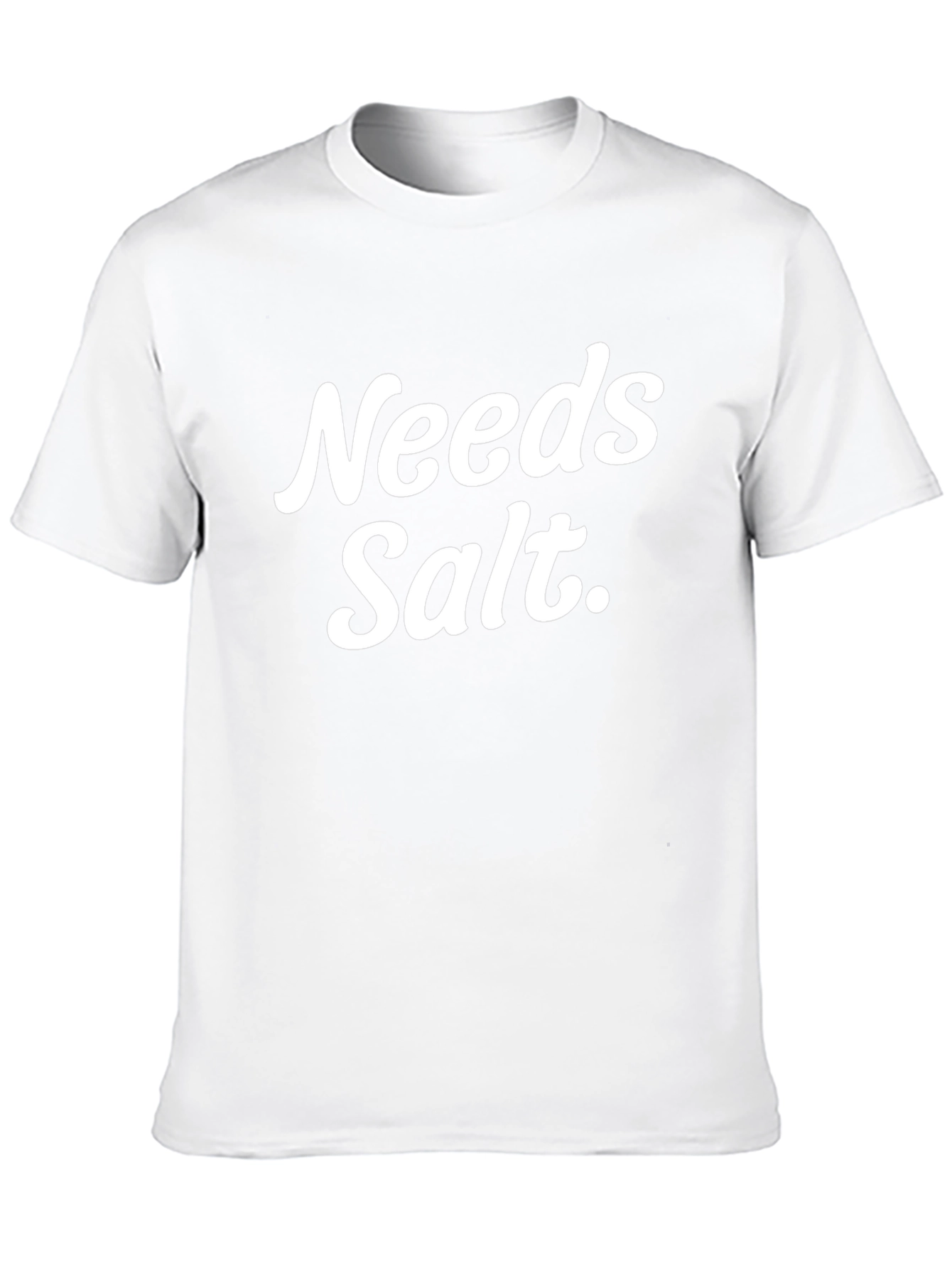 Needs Salt Black Graphic T-Shirt